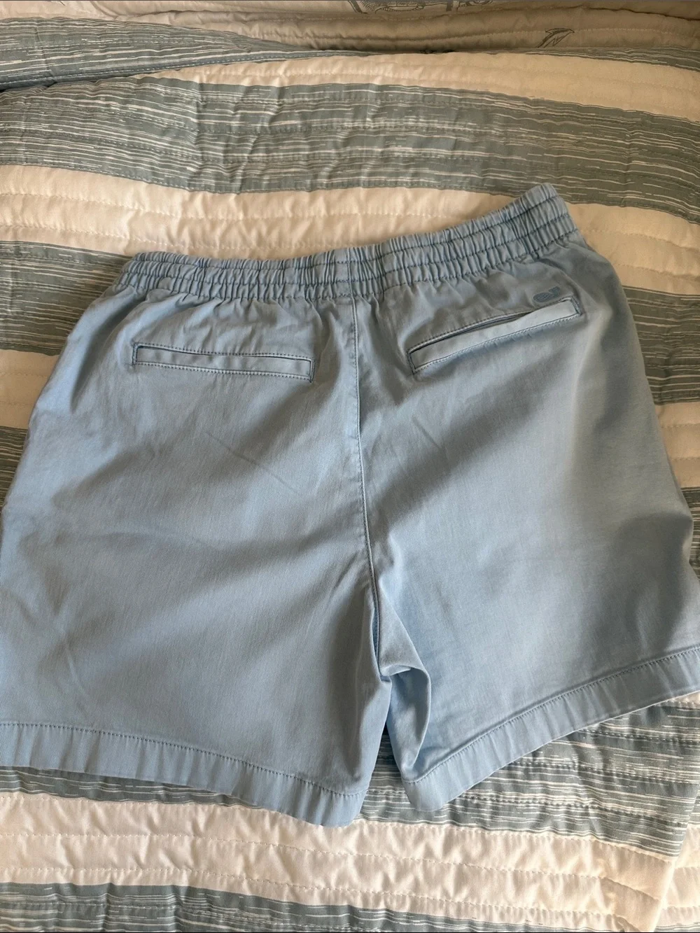 Vineyard Vines Boys Pull-On Chino Shorts Del Mar Blue 14